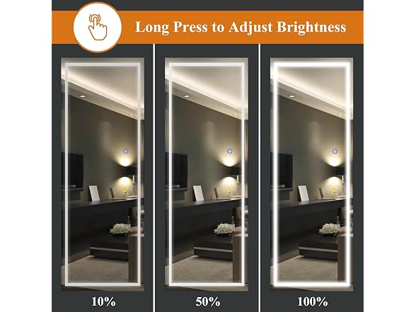 NeuType LED Mirror 63"x 20" Full Length 