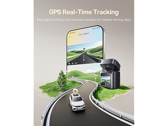 Baseus VD1 Pro Solar Dash Cam | 4K+1080P