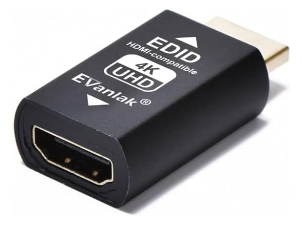 Evanlak 3rd Gen HDMI EDID Passthrough Adapter