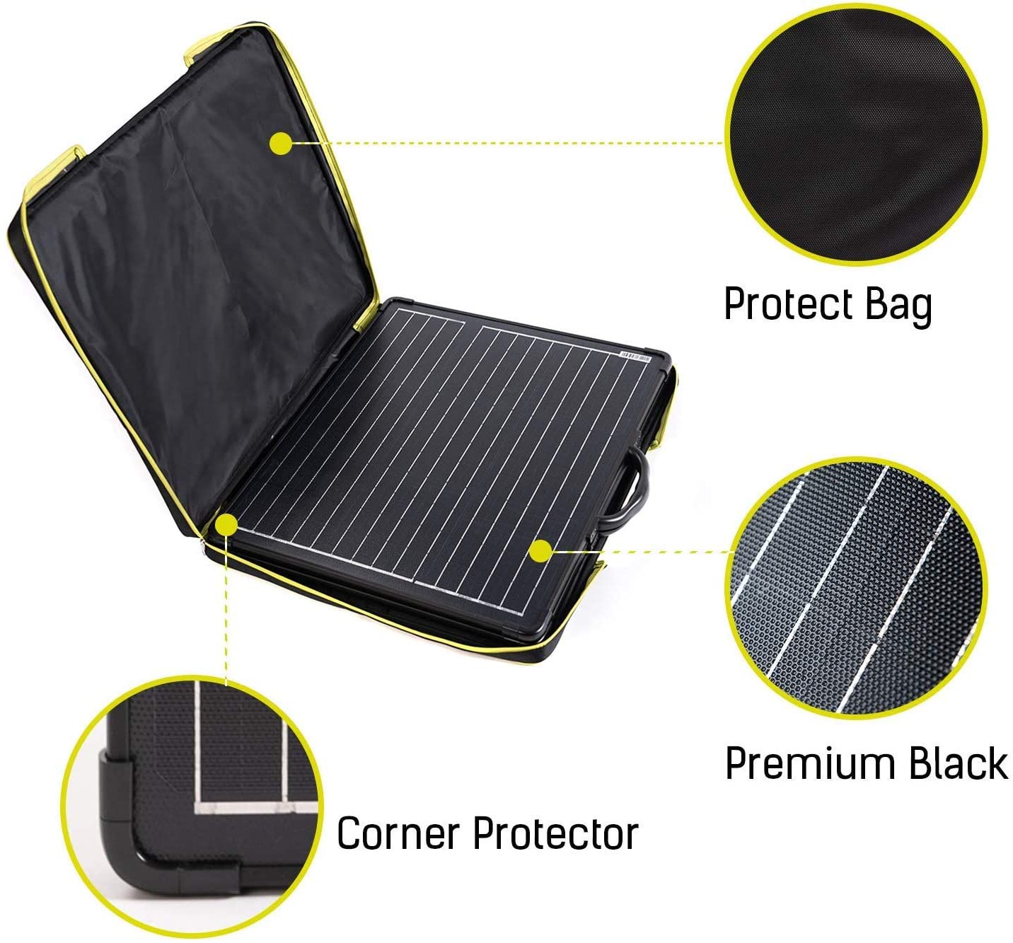 ACOPOWER 100W Portable Solar Panel Kit - Gallery 12