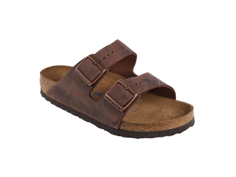 Birkenstock Arizona Soft Footbed Oiled Leather Sandals Habana 45 Regular/Wide
