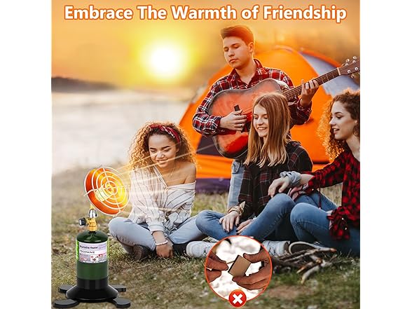 GasCalorix Portable Propane Heater for Camping