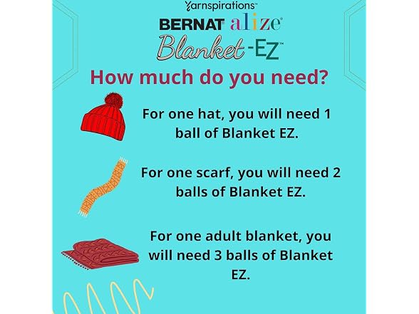 Bernat Alize Blanket-EZ Yarn, Denim Blues