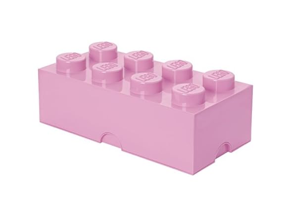 LEGO Light Purple Storage Box Brick