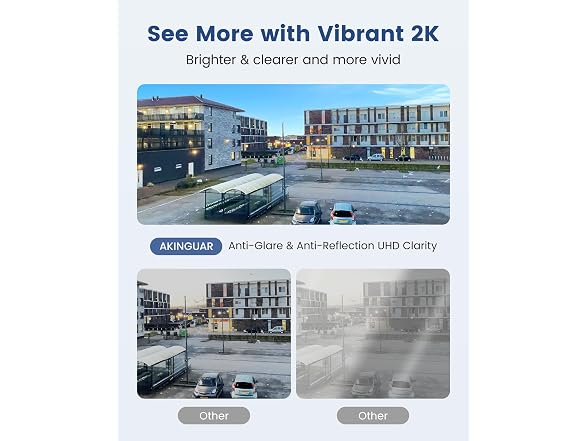 AKINGUAR Window Camera 2K 3MP