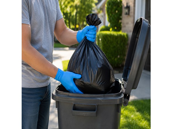 1000ct Blue Nitrile Gloves - Medium