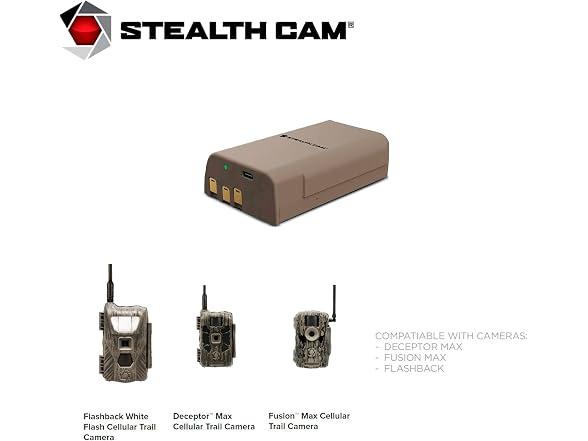 Stealth Cam FieldMax 12V 5000mAh Lithium Battery