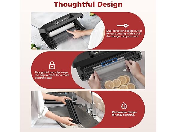 ROUUO Vacuum Sealer Machine