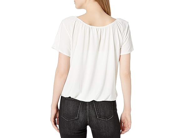 Star Vixen Women's Ivory Peasant Top (M)