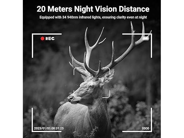 58MP Trail Camera with Night Vision