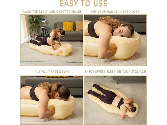 Zone Tech Pregnancy Pool Float with Belly Hole Tan