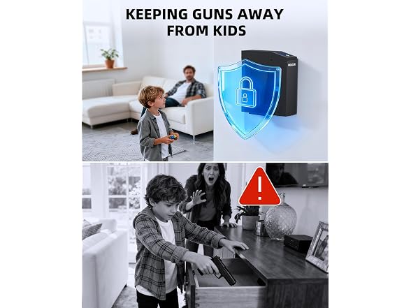 MOLICAR Biometric Slider Handgun Safe