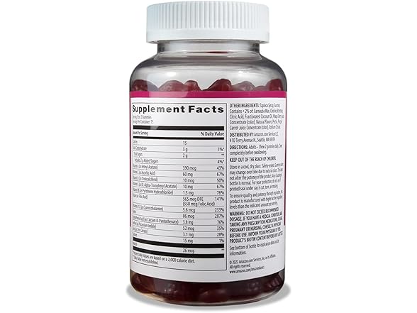 Amazon Basics Amazon Brand - Solimo Adult Multivitamin