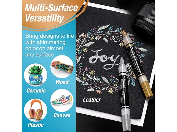 Faber-Castell Shake & Paint Markers: Metallic