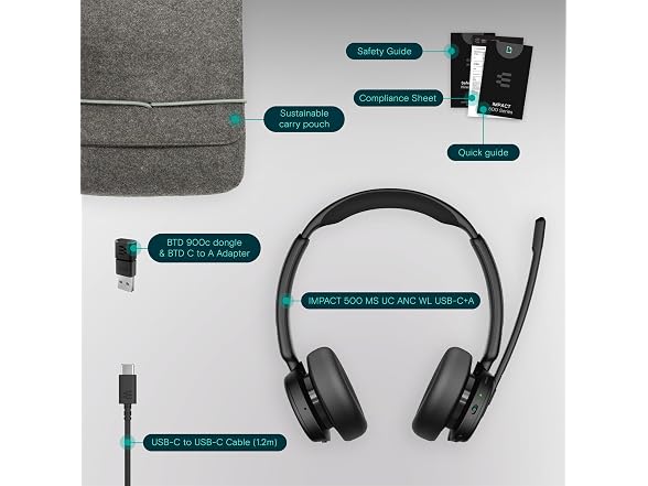 EPOS Impact 500 ANC Wireless Headset