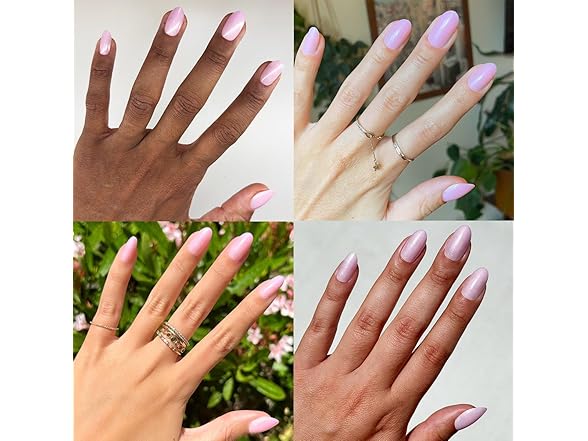 Olive & June Instant Mani Press-On Nails Iridescent Pink