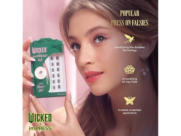 Wicked x imPRESS Lashes Bewitching 12 Clusters