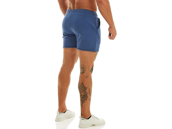 Ouber Men (S) Workout Squatting Slim Gym Shorts