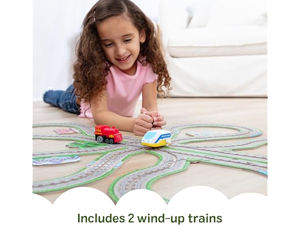 Melissa & Doug Design Your Own Railroad 48-Piece Floor Puzzle