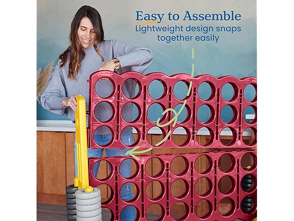 ECR4Kids Jumbo 4-To-Score, Giant Game