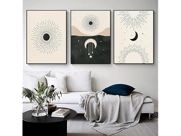 PUYIQARE Abstract Line Wall Art Print