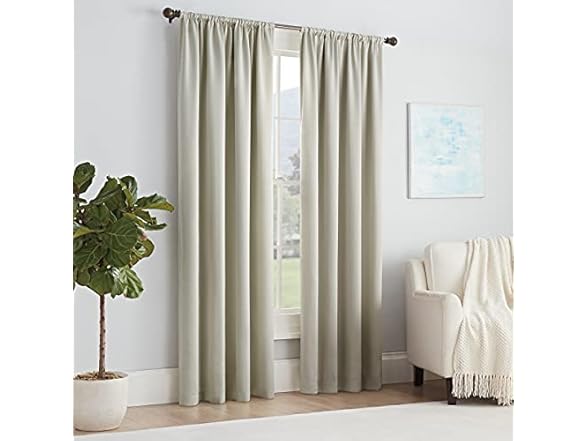 ECLIPSE Curtain, 1 Panel, 54"x84", Stone