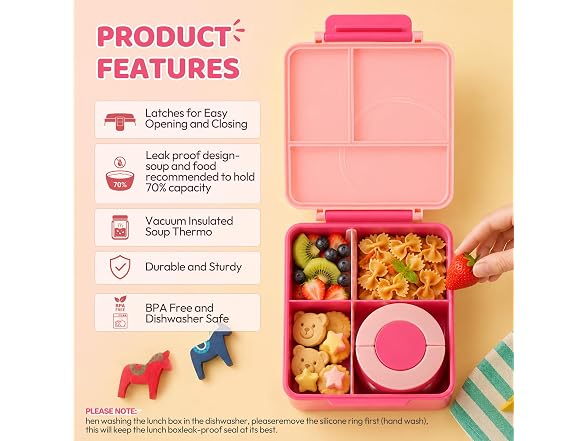 itlife Bento Lunch Box for Kids