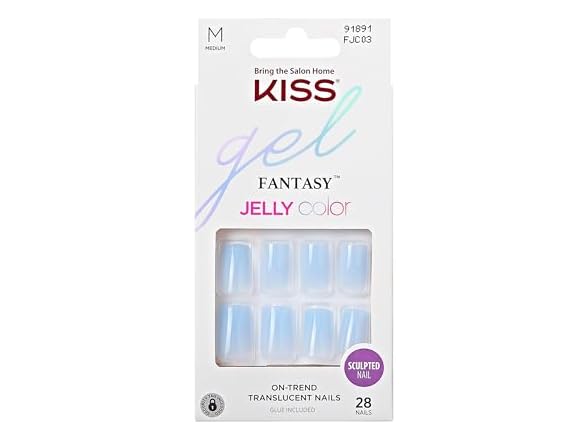 KISS Gel Fantasy, Press On Nails Quince Jelly