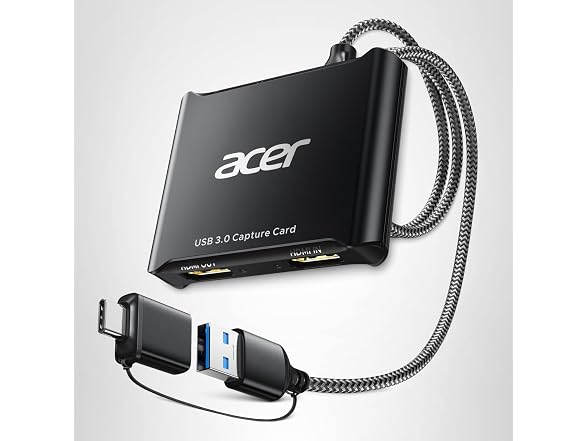 Acer USB 3.0 HDMI Capture Card 4K 1080P