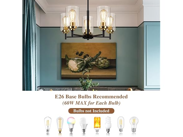 Sucolite 5 Light Chandelier