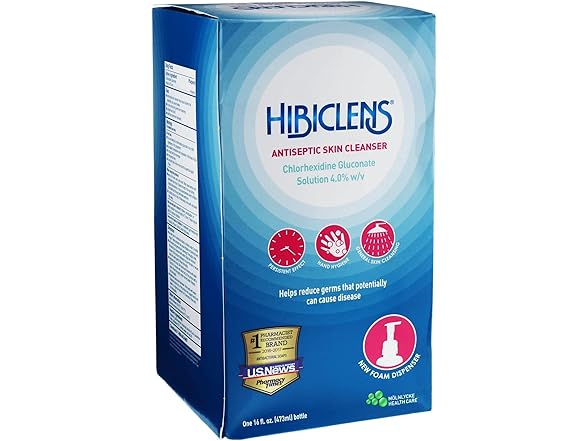 Hibiclens Antiseptic/Antimicrobial Skin Cleanser 16 oz
