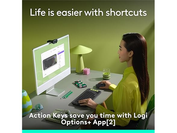 Logitech POP ICON Keys Wireless Bluetooth Keyboard