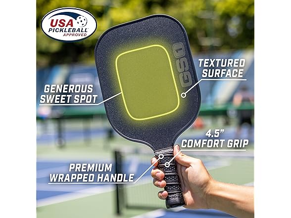 GoSports GS1 Pickleball Paddles Set of 4