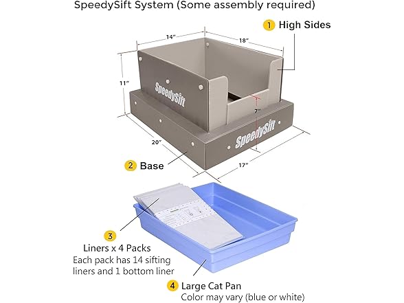SpeedySift V1 Open-Top Litter Box