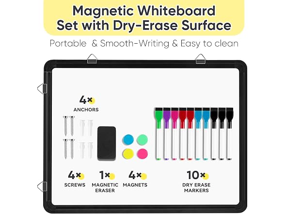 VUSIGN Monthly Dry Erase Calendar Whiteboard for Wall