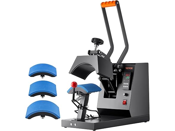 Hat Heat Press, 4-in-1 Cap Heat Press Machine