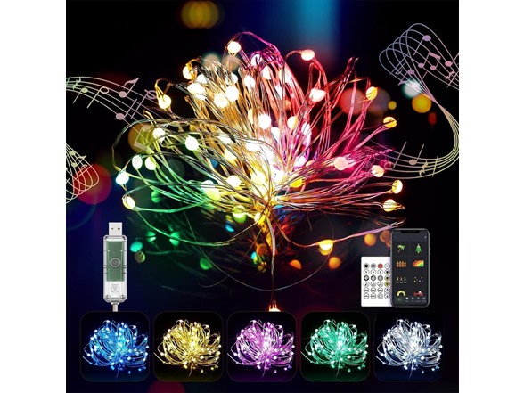 Probro Smart RGB Fairy Lights, 33ft