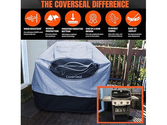 CoverSeal Small BBQ Grill Cover