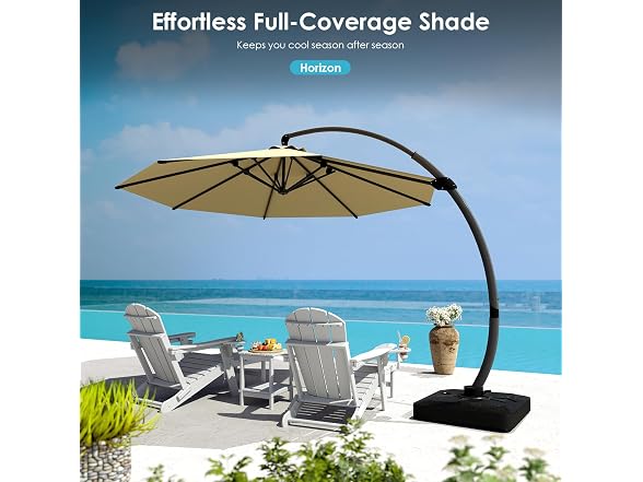 GREENVINES 33.5" Patio-Cantilever-Umbrella-Base