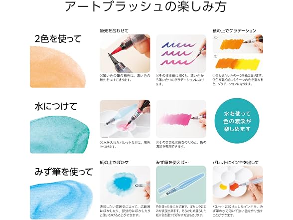 Pentel Art Brush Blue XGFL-103