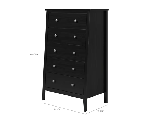 Jela 5-Drawer Dresser - Choose Color