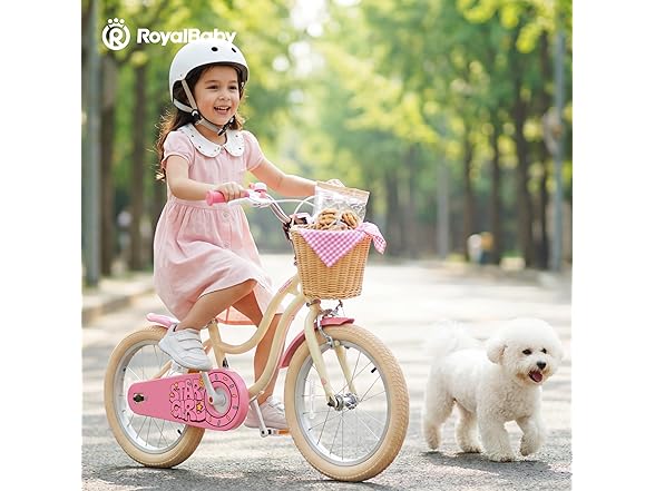 RoyalBaby Girls Bike Stargirl EZ Kids Bike16 Inch