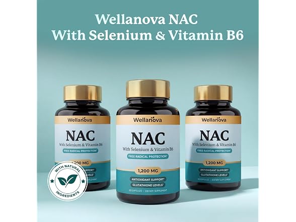 NAC Supplement 1 200 mg 100 percent Pure N Acetyl