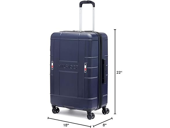 Tommy Hilfiger Women's Hardside Upright Luggage