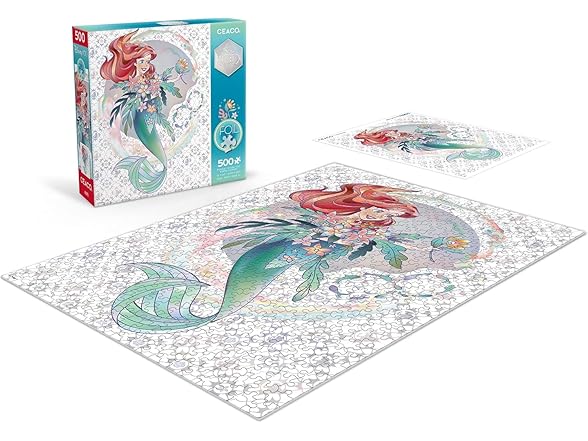 Disney Little Mermaid 500Pc Foil Puzzle