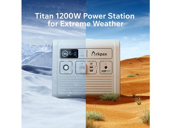 Arkpax Titan -40°F Cold-Proof Portable Power Station Bundle
