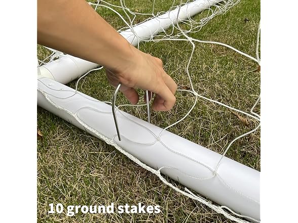 TONGMO 8' X 6' Soccer Goal, with Soccer Target Sc