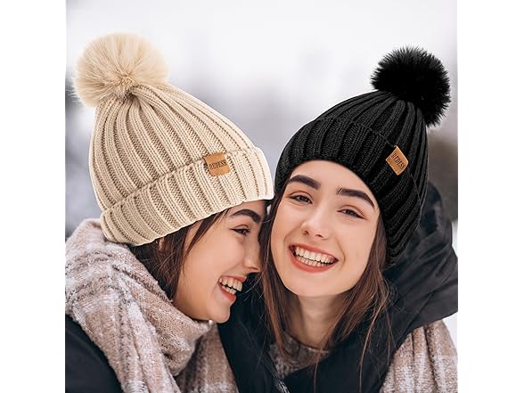 REDESS Womens Winter Knitted Beanie Hat