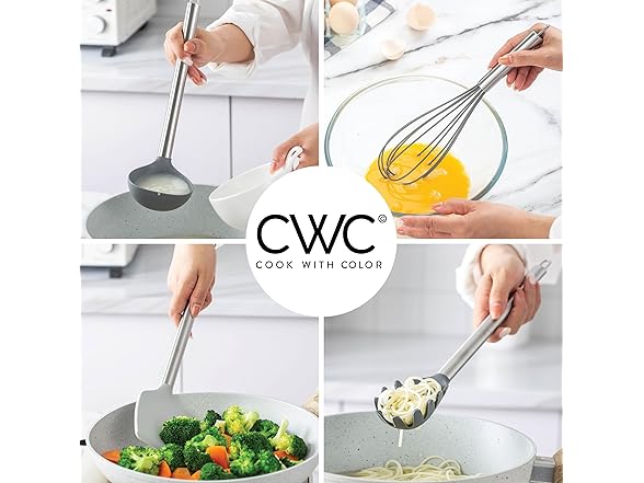 COOK WITH COLOR 38Pc Silicone Utensils
