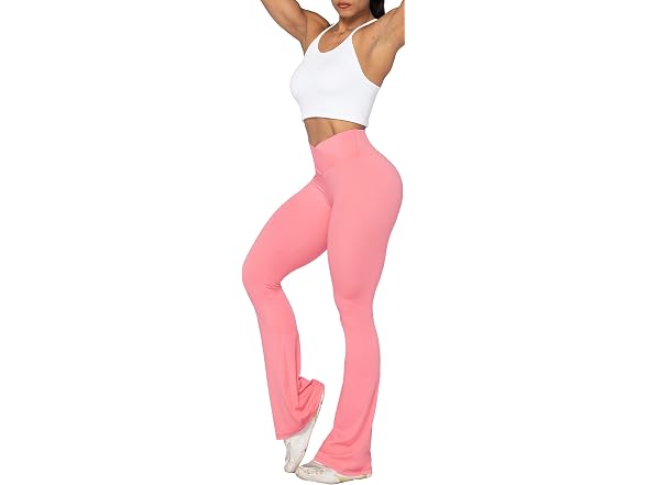Sunzel Flare Leggings 30in XL Bubble Pink